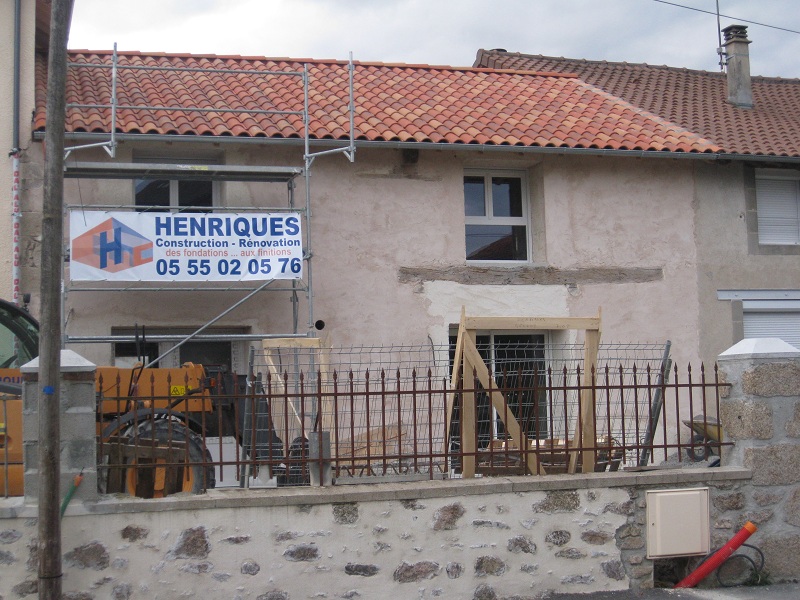 Rénovation de bâtiments à Saint-Junien