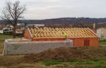 Travaux de construction à Saint-Junien